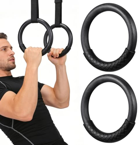 Toddmomy Gymnastikringe Aus Abs Paar Fitnessringe Für Ganzkörpertraining Muskelaufbau Und Haltungskorrektur Trainingsringe Für Zuhause Und Rehabilitation