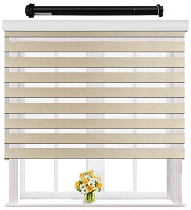 Smart Curtain Blinds Customized Curtain Electric Roller Shade Motor ZM25 Home Remote Control (Color : 1.4m, Size : 1.1m)