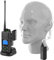 SAMCOM Wireless Bluetooth Headset with Clear Acoustic Tube Earpiece and 2 Pin K Type Dongle, BTEAR01 Surveillance Ear Piece Long Battery Life 10 Hours with PTT Microphone (No Radio Includes)