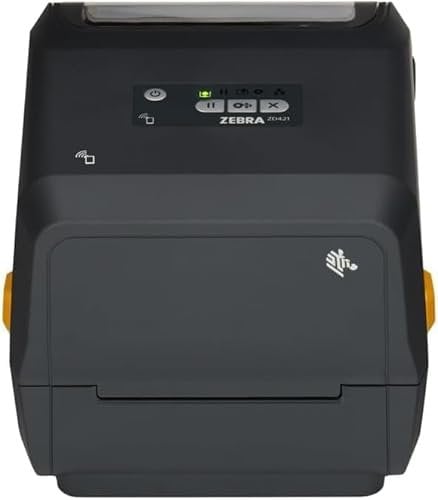 Zebra Thermotransfer Desktopdrucker ZD421 - Bluetooth 4.0, 802.11ac Wi-Fi, USB-Host und Modularer Konnektivitätssteckplatz - Geeignet für Anwendungen in Logistik, und Einzelhandel und Gesundheitswesen