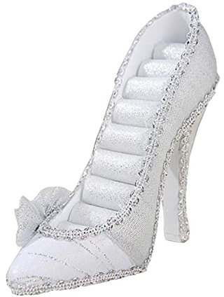 Cabilock Présentoir à Bagues Forme De Talons Hauts Présentoir à Bijoux Organisateur Affichage Oreilles