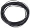 GORGECRAFT 5mm X 30m Rattan-Gewebematerial Gurtband Korbgeflecht Schilfrohr Synthetisches Rattan Gewebtes Möbel-Reparaturset Kunststoffrohr-Fix Für Garten Terrasse Tasche Stuhl Versorgung Schwarz