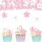 ALEGRE Essbare Blumen für Torte, 60 Stück Blumen Tortendeko Essbar,Essbare Blüten aus Esspapier,Blumen Deko Torte,Essbar Kirschblüte Muffin Deko,Blumen Kuchendeko für Hochzeit,Geburtstag,Babyparty