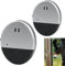 Goerpn 2 Pack Window Alarm Ultra Slim Vibration Alarm 130dB Window Alarms for Security Shed Door Alarm Sensor Glass Break Alert Alarm Sensors for Home, Office, Dorm Room, RV