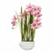 Mica Decorations Dekorative Pflanze Cymbidium, Polyester, Orchidee, 81 x 49 x 40 cm, künstlich