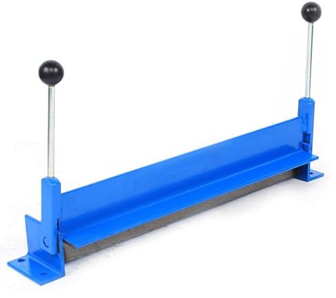 Blechbiegemaschine 460mm Abkantbank Biegewinkel bis 90° Biegemaschine zum Einspannen in den Schraubstock Stahl (460mm)