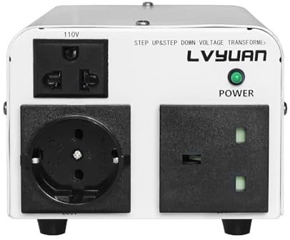 LVYUAN 800W Spannungswandler 110V / 220V Transformator In/Out: 110V 220V Voltage Transformer