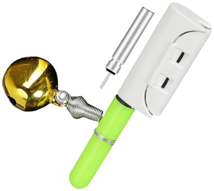 Uhngw Leuchtstab zum, Angellichter für Ruten, Leuchtstäbe, Angelwerkzeug, Batterie enthalten, wasserdichte Lampe mit Glocke für Angelruten