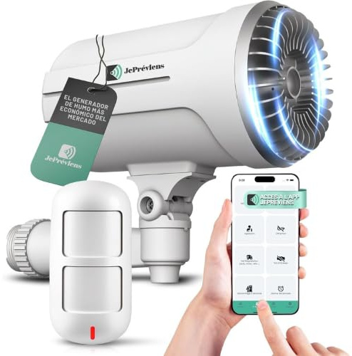 Generador de Niebla Autónoma - Sistema de Seguridad Anti-Robo Revolucionario - Desencadenamiento de Humo en Frío Ultra-Rápido para una máxima protección