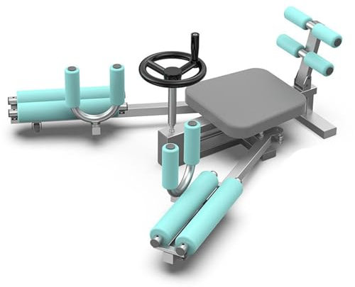 MIDUOLAI 0-210° Beinstrecker-Spaltmaschine Für Flexibilität Beintrainer, Beinstrecker-Ausrüstung, Home Trainingsübungen, Für Gymnastik, Fitness, Yoga, Tanz,Cyan