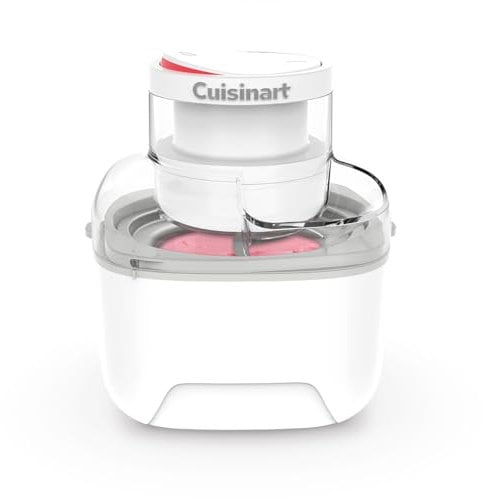 Cuisinart Sorbetière Solo Scoops | Machine à glace et crème glacée maison prêtes en 25 minutes | Sorbetière | Machine à yaourt glacé | Compacte, peu encombrante | Bol de barattage de 475 ml | ICEM10