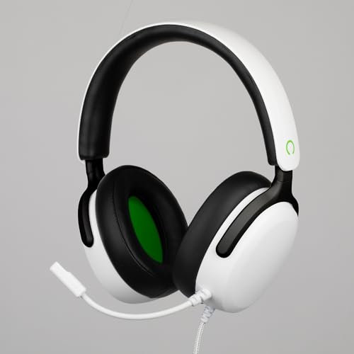 Konix Cuffie gaming con cavo circumaurali Nexus Xbox One e Series X|S - Altoparlanti 40 mm - Microfono - Connessione Jack 3,5 mm - Cavo 1,5 m - Bianco