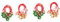 Alipis 2 Ensembles Bracelet De Noël Bracelets pour Enfants Grelot pour Hochet Chaîne De Cheville Bracelet Cheville Clock Bracelets Enfants De Noël Bracelets De Cloche Corde 12 Pièces * 2