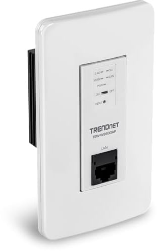 TRENDnet AX1800 Dual Band WiFi 6 PoE in-Wall Access Point,TEW-W960DAP