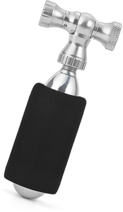 XAGMODSHN CO2 Tyre Filler Air Pumps with Insulated Sleeve Bike Tire Inflator CO2 Inflators Head for Road & Mountain Bikes Tyre Filler Inflator Head