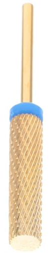 TOVINANNA Tungsten Carbide Diamond Nail Drill Bits Flat Top for Nail Grinding and Cuticle Removal with Sturdy Metal Construction Manicure Tools