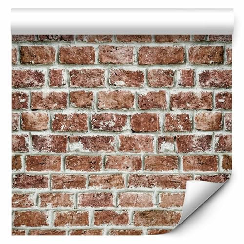 murando - Tapete selbstklebend 10m Wandtattoo dekorative Möbelfolie Dekorfolie Fotofolie Panel Wandaufkleber Wandposter Wandsticker - Ziegel Ziegelwand Ziegelmauer f-A-0729-j-a