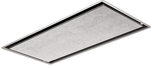 Elica ILLUSION H16 PAINT/A/100 - Cappa Cucina Aspirante da 100 cm, Tipologia Soffitto, colore Pannellabile + cornice Inox