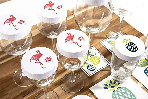 Mank DrinkSafe Caps aus Mattkarton | 200 Stück | 74 mm | Trinkschutz Glasabdeckung | ideal für Gastronomie | Ingo