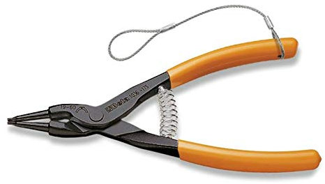 Beta 1036HS 175 - Pinze a becchi diritti per anelli elastici di sicurezza per alberi manici ricoperti in PVC H-SAFE