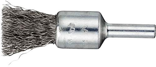 10x LUKAS Pinsel-Drahtbürste BPVW Edelstahl 17x25 mm Geradschleifer gewellt