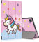 TOPCASE Case Compatible With Samsung Galaxy Tab A8 10.5 Inch 2021 SM-X200/SM-X205 Tablet Cover for Galaxy Tab A8 Case,Unicorn