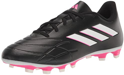 adidas Scarpe da calcio unisex COPA 23.4 per adulti, flessibili, Nero/Zero Metallico/Team Shock Rosa 2, 12
