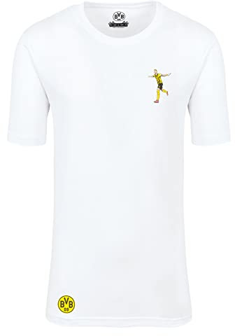 Borussia Dortmund Unisex Bvb T-shirt Reus Comic T Shirt, Weiß, XXL EU