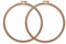 Ebherys Stickrahmen aus Buchenholz, 2 Stück, 30,5 cm, rund, große Größe des Handstickrahmens (30,5 cm)
