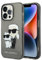 Karl Lagerfeld KLHCP14XHNKCTGK Hülle für iPhone 14 Pro Max 6,7 Schwarz hardcase Gliter Karl&Choupette
