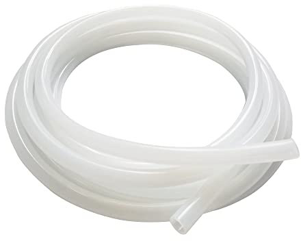 Hohitto Silikonschlauch Flexibler Schlauch, 10mm ID x 15mm OD Länge 5 Meters(Ungefähr.16,4ft), Wandstärke 1mm, Wasserschlauchrohr für Pumpentransfer für Lasermaschine, für industrielle Anwendungen