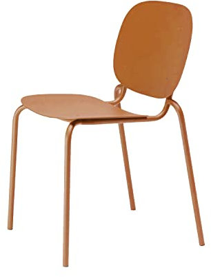 Scab Design Stuhl SI-SI Art. 2503 aus verzinktem und lackiertem Stahl (Terrakotta)