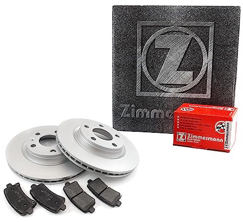 ZIMMERMANN Bremsen Set Bremsscheiben Scheibenbremsen Ø300 belüftet beschichtet hinten + Bremsbeläge Bremsklötze für E-Klasse CLS