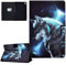 CASAFUNY Funda para Lenovo Tab M10 3ª Generación 10.1 Pulgadas 2022 Protectora Carcasa Cover para TB-328FU/TB-328XU con Auto-Sueño/Estela para Lenovo Tab M10 (3rd Gen), Lobo luz de Luna