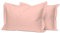 Pizuna 400 Fadenzahl Baumwolle Oxford Kissenbezug 50 X 75 Rosa, 2-teilig 100% langstapelige Baumwolle weiche Mako-Satin weben luxuriös Kissenbezug mit 5cm Rahmen und 20cm Klappe