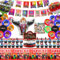 Decorazione Compleanno 98 Pezzi - Palloncini, Tovaglia, Adesivi, Palloncino in Alluminio - Set Decorativo per Bambini