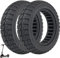 VOLOHAS 9,5x2,5-6,1 Vollgummireifen 9,5 Zoll Solide Reifen für NIU KQi3 Sport/Pro/Max Elektroroller Vorne oder Hinten Ersatzreifen Vollreifen Wabenreifen Anti-Rutsch Pannensicher (Schwarz 2 Stück)