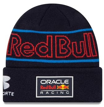 New Era Red Bull Racing Formel 1 Team, offizielle F1-Merchandise, Strickmütze für Jugendliche, Kinder, Sergio Perez, blau, Einheitsgröße