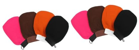 MAGICLULU Lot de 2 Exfoliants pour Le Corps de Bain en Rayonne Mitaines de Bain Exfoliantes pour Un Nettoyage Doux de La Peau 4 Pièces