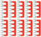 Barrier Fork Type Stripe, TB Series Terminal Strip Block 400V 25A PVC Sheath Wide Compatible for Construction Sites (TB-2505)