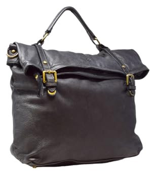 BARONE Zaino uomo in pelle, ottimo zaino da viaggio in vera pelle, resistente e capiente, zaino per PC e ipad pro MADE IN ITALY (Nero)