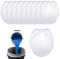 Asheyya 10PCS 1 Gallon paint strainer bag, White Fine Mesh paint strainers sieve with Elastic Top Opening
