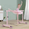 UIHECTA Ballettstange, HöHenverstellbar 65-105 cm, Tanz Stretching Stange, Tragbares Freistehendes BallettgeräT, FüR Erwachsene Und Kinder,Rosa,1M