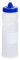 Samba Clear Water Bottle - 750ml Sports Squeeze Bottle - BPA Free - Screw Top Cap Name ID Block