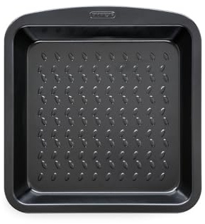 Pyrex - Glide Metal Baking Dish - PFAS-Free Non-Stick Coating - Even Cooking - Durable - Practical XL Handle - Dishwasher Safe (Square 24 x 24 cm)