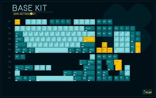 GMK Retrocast Keycap Set - MX Compatible, Official GMK, Doubleshot ABS (Base Kit)