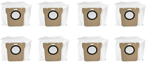HUAYUWA Kit de accesorios para aspiradora compatible con Xiao-Mi X20+ X10+, piezas de repuesto para robot aspirador y fregona (8 bolsas de recogida de polvo)