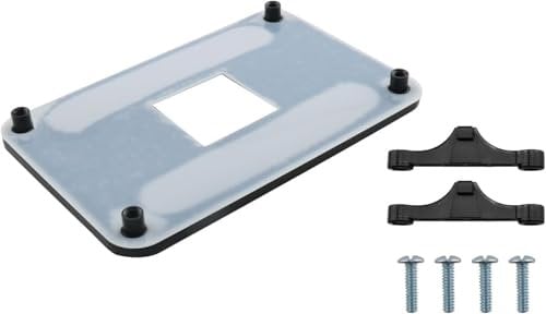 AM4 CPU Heatsink Bracket Backplate - Durable AM4 Back Sheet Plate Compatible with AMD B350, X370, B450, X470, and More - Essential for PC Builders and Upgraders
