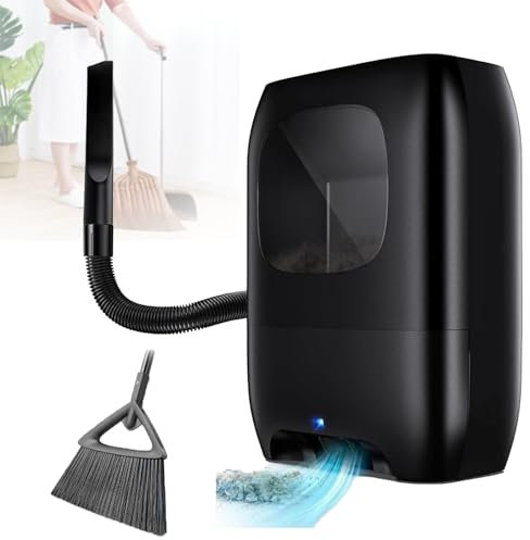 Recogedor AutomáTico Sin Contacto, Bote De Basura EléCtrico Para BarberíA Con Manguera De AspiracióN Y Filtro De 5 Capas, Para Barrer El Pelo De Las Mascotas