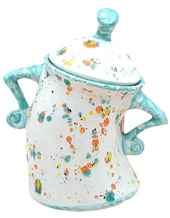 Jar with Attitude - Canister with Attitude, Food Storage Jars Container, Tea Coffee and Sugar Canister, Hands on Hips Design Lovely Can for Biscuits Candy Coffee Tea Sugar